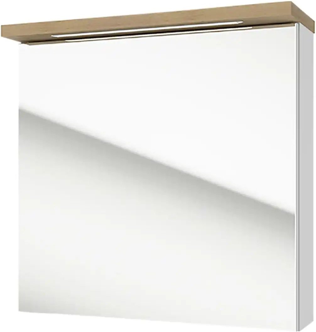 Spiegelschrank Steller See ¦ mehrfarbig ¦ Maße (cm): B: 60 H: 60 T: 20.0 Schränke > Badschränke > Spiegelschränke - Höf...