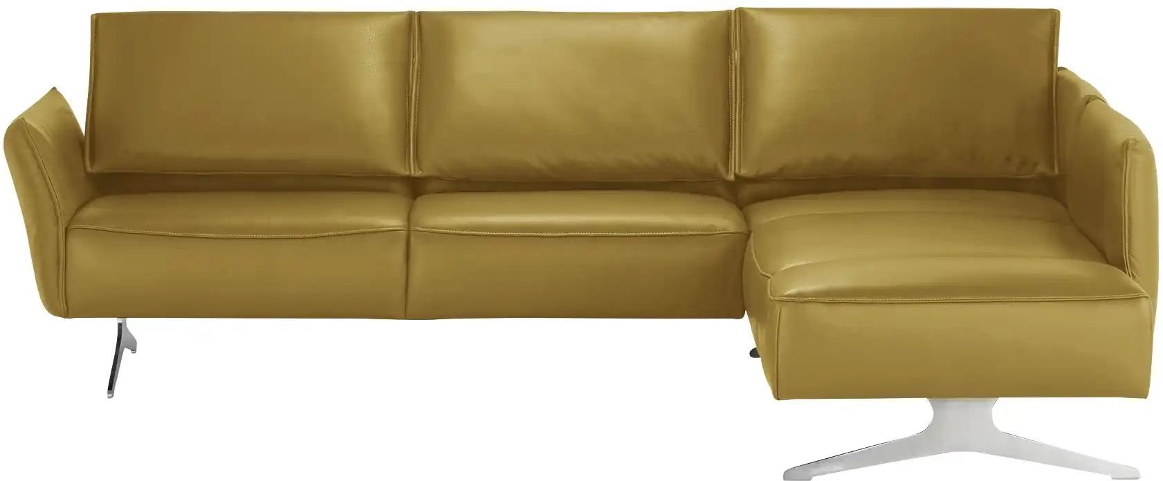 KOINOR Ecksofa Leder Vineto ¦ grün ¦ Maße (cm): B: 272 H: 83 T: 207.0 Polstermöbel > Sofas > Ecksofas - Höffner
