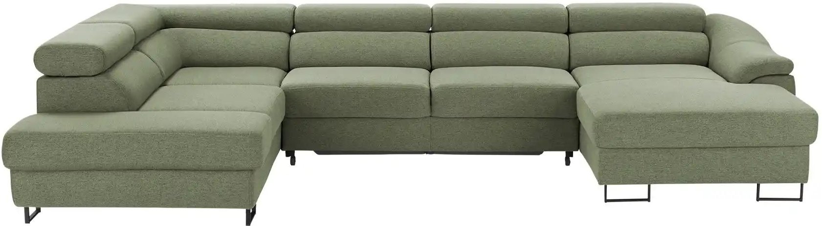 switch Ecksofa  Lavos ¦ grün ¦ Maße (cm): B: 346 H: 85 T: 221.0 Polstermöbel > Sofas > Schlafsofas - Höffner