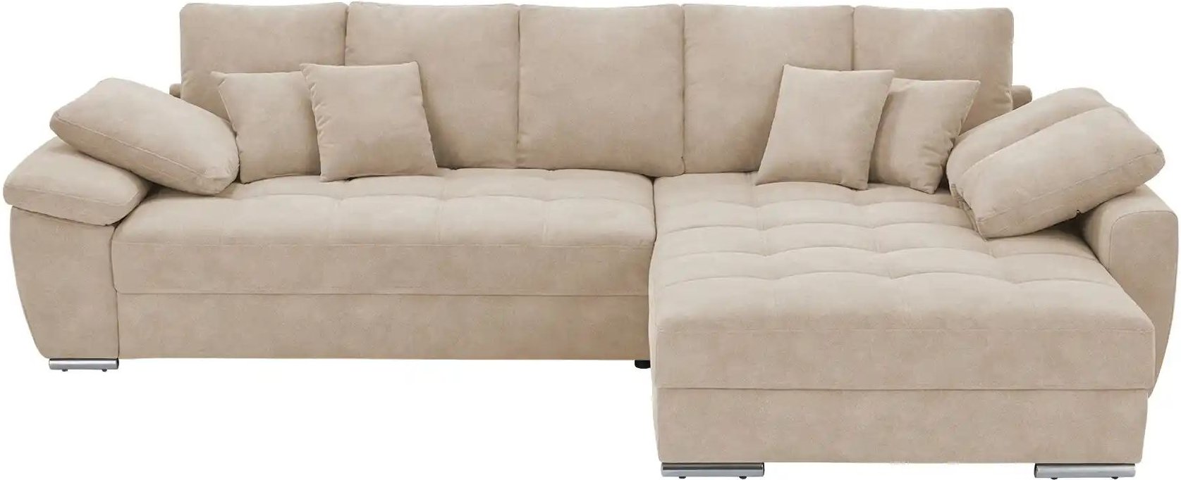bobb Ecksofa mit pflegeleichtem Bezugsstoff Farina ¦ beige ¦ Maße (cm): B: 323 H: 92 T: 222.0 Polstermöbel > Sofas > Eck...