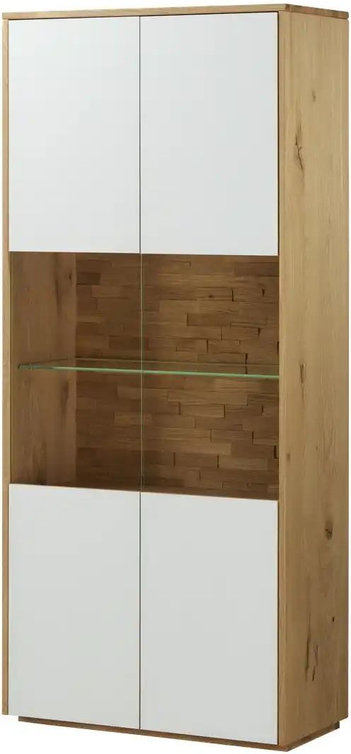 Wohnwert Vitrine Kreta ¦ holzfarben ¦ Maße (cm): B: 90 H: 205 T: 43.0 Schränke > Vitrinen - Höffner