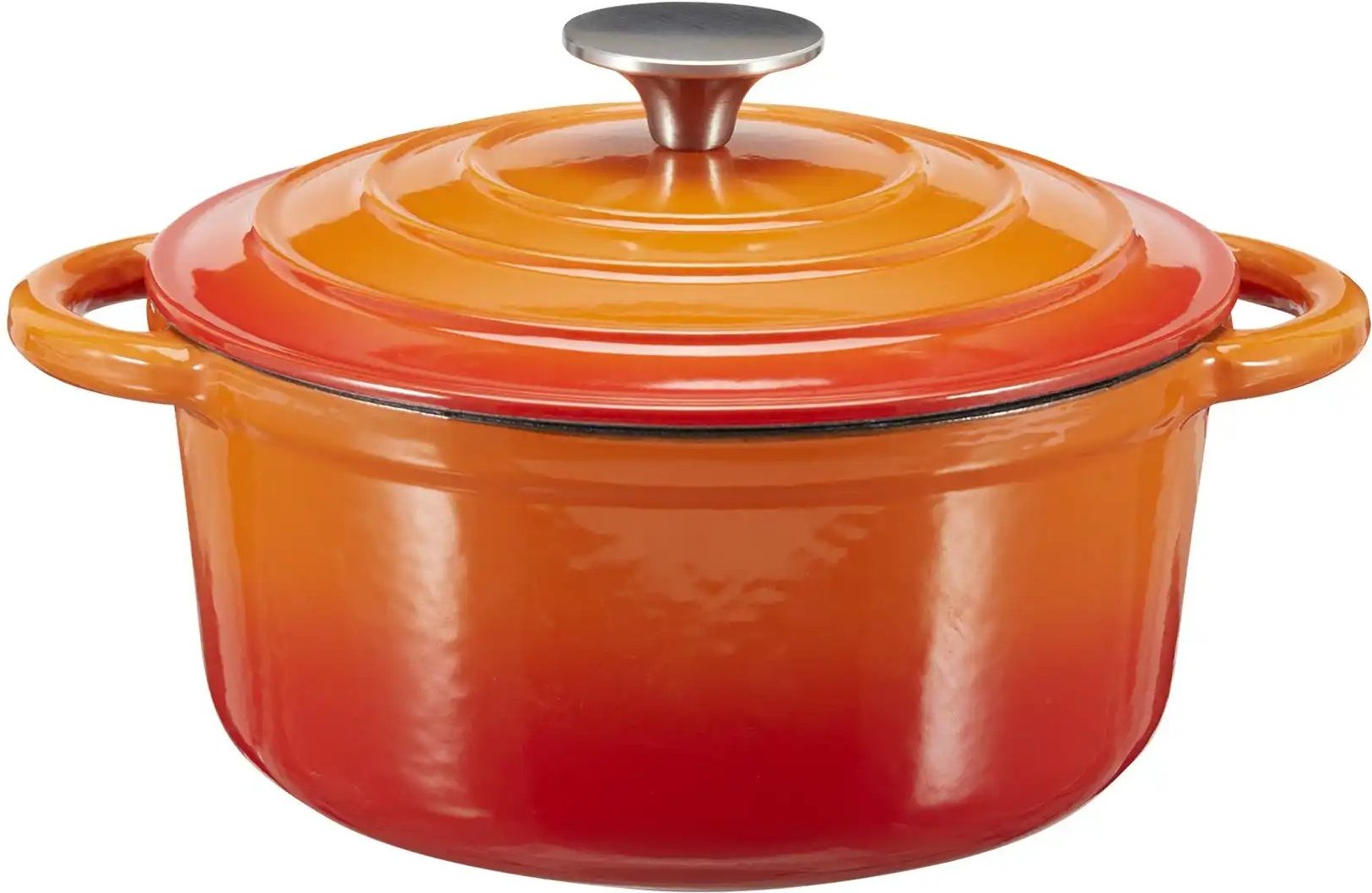 Meisterkoch Topf OPUS ¦ orange ¦ Gußeisen ¦ Maße (cm): H: 10 Ø: 20 Töpfe & Pfannen & Zubehör > Töpfe - Höffner