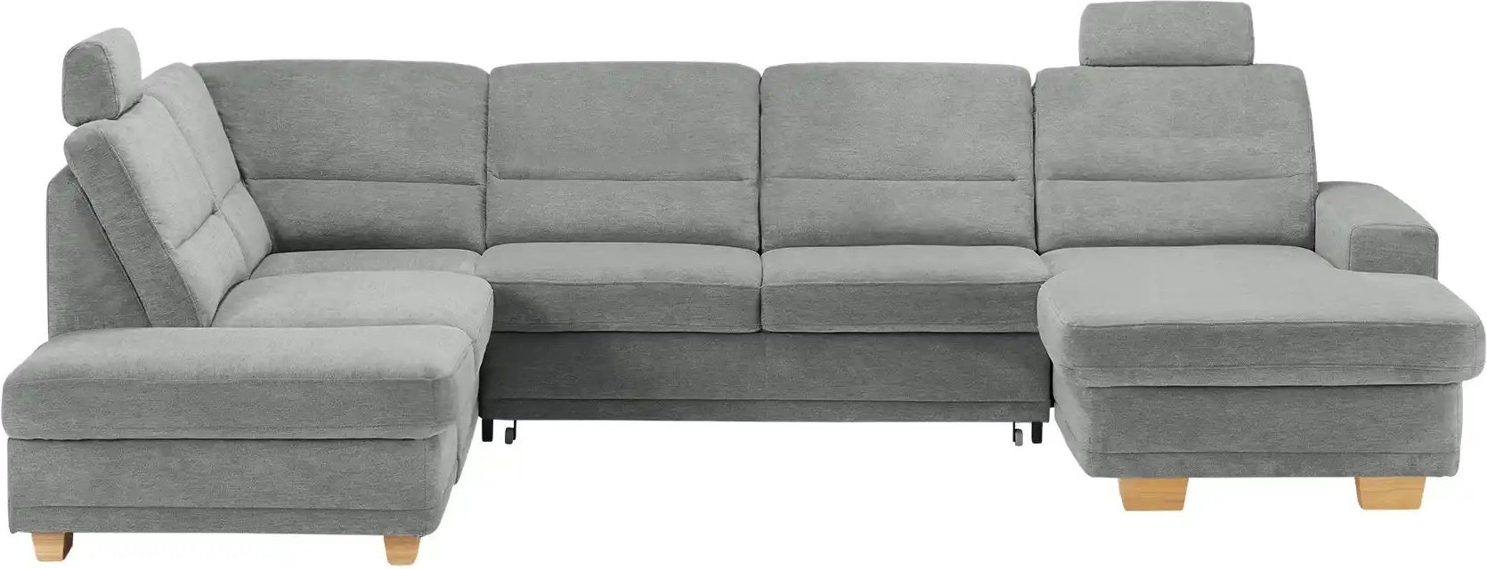 meinSofa Wohnlandschaft aus Mikrofaser Marc ¦ grau ¦ Maße (cm): B: 311 H: 85 T: 234.0 Polstermöbel > Sofas > Schlafsofas...