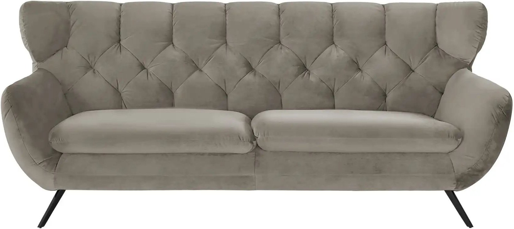 Jette Home Sofa Caldara ¦ grau ¦ Maße (cm): B: 225 H: 94 T: 95.0 Polstermöbel > Sofas > 3-Sitzer - Höffner