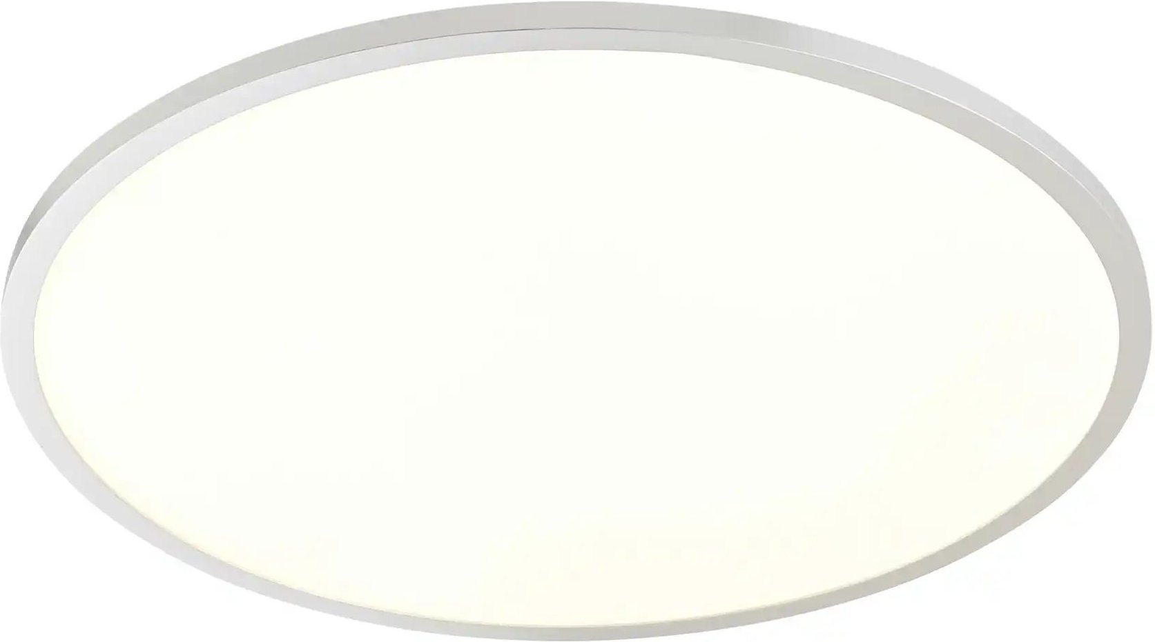 KHG LED-Deckenpanel rund ¦ silber ¦ Maße (cm): H: 4,5 Ø: 40 Lampen & Leuchten > Deckenleuchten - Höffner