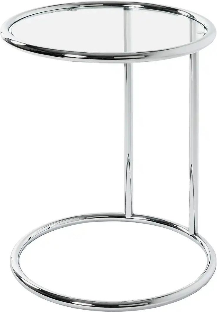 Beistelltisch Hanau ¦ silber ¦ Maße (cm): H: 55 Ø: 45 Tische > Beistelltische > Beistelltische ohne Rollen - Höffner
