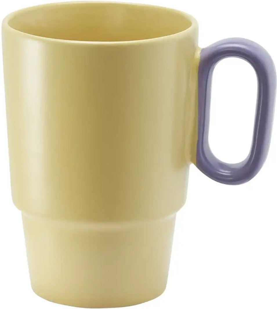 KHG Kaffeebecher ¦ gelb ¦ Steinzeug/Steingut ¦ Maße (cm): H: 12 Ø: 8.5 Geschirr > Becher - Höffner