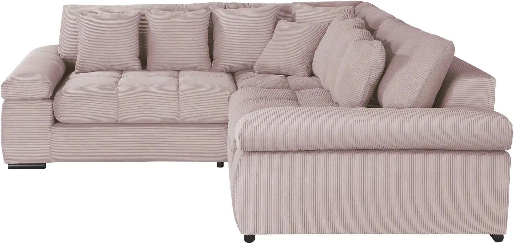 bobb Ecksofa Hella ¦ rosa/pink ¦ Maße (cm): B: 284 H: 96 T: 284.0 Polstermöbel > Sofas > 3-Sitzer - Höffner