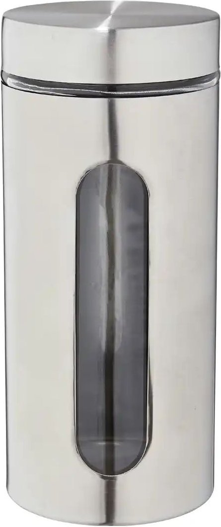 for friends Aufbewahrungsdose 23cm ¦ silber ¦ Glas,Edelstahl ¦ Maße (cm): H: 22,5 Ø: 10 Küchenzubehör & Helfer > Küch...