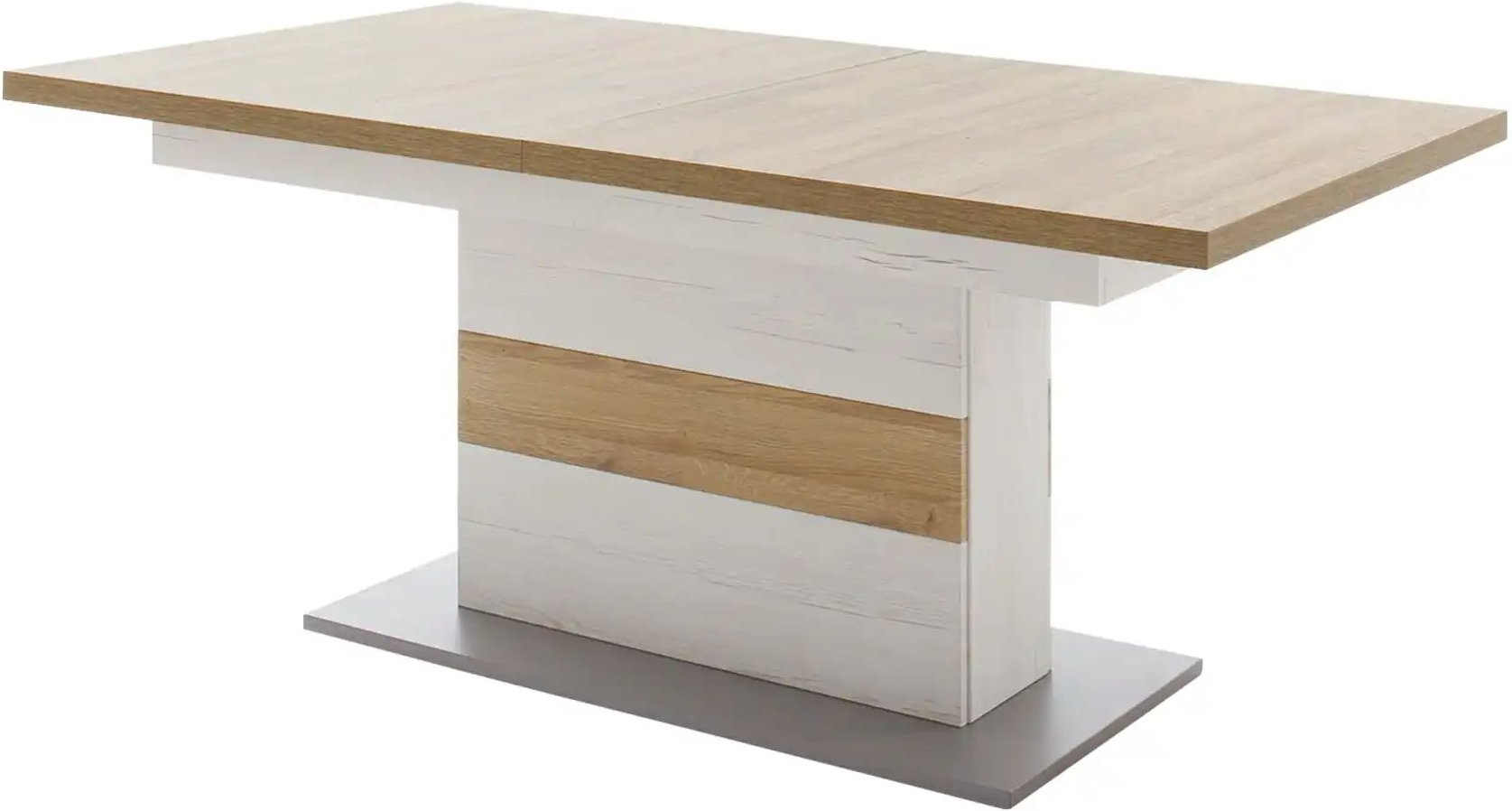 maison bleue Säulentisch Zara ¦ weiß ¦ Maße (cm): B: 100 H: 77 Tische > Esstische > Esstische ausziehbar - Höffner