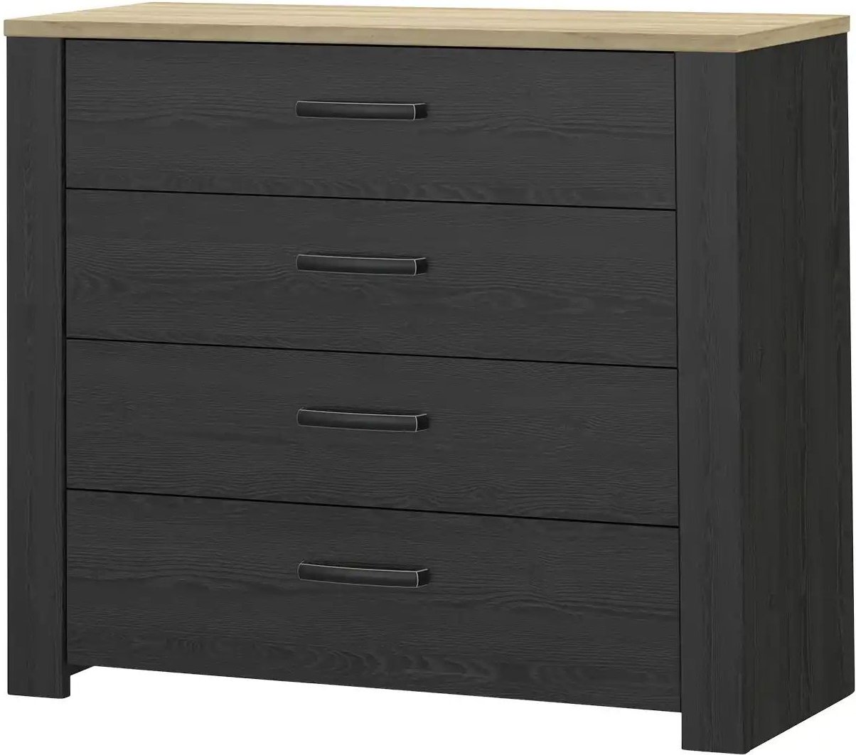 Thumbnail - Schubkastenkommode Toneo ¦ schwarz ¦ Maße (cm): B: 102 H: 87 T: 42.0 Kommoden & Sideboards > Kommoden - Höffner