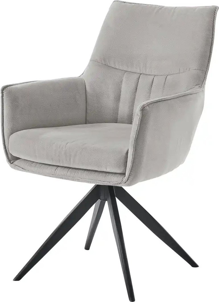 Armlehnstuhl Latina ¦ grau ¦ Maße (cm): B: 61 H: 92 T: 67.0 Stühle > Polsterstühle - Höffner