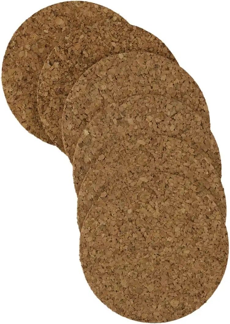 KHG Glasuntersetzer ¦ Holzwerkstoff ¦ Maße (cm): H: 1,5 Ø: 9.5 Küchenzubehör & Helfer > Tischaccessoires - Höffner