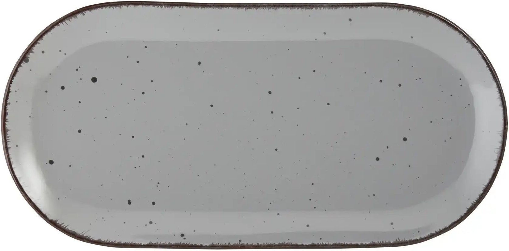 Thumbnail - Peill+Putzler Servierplatte 38 x 18 cm Siena ¦ grau ¦ Steinzeug/Steingut ¦ Maße (cm): B: 18 Geschirr > Einzelgeschirrte...