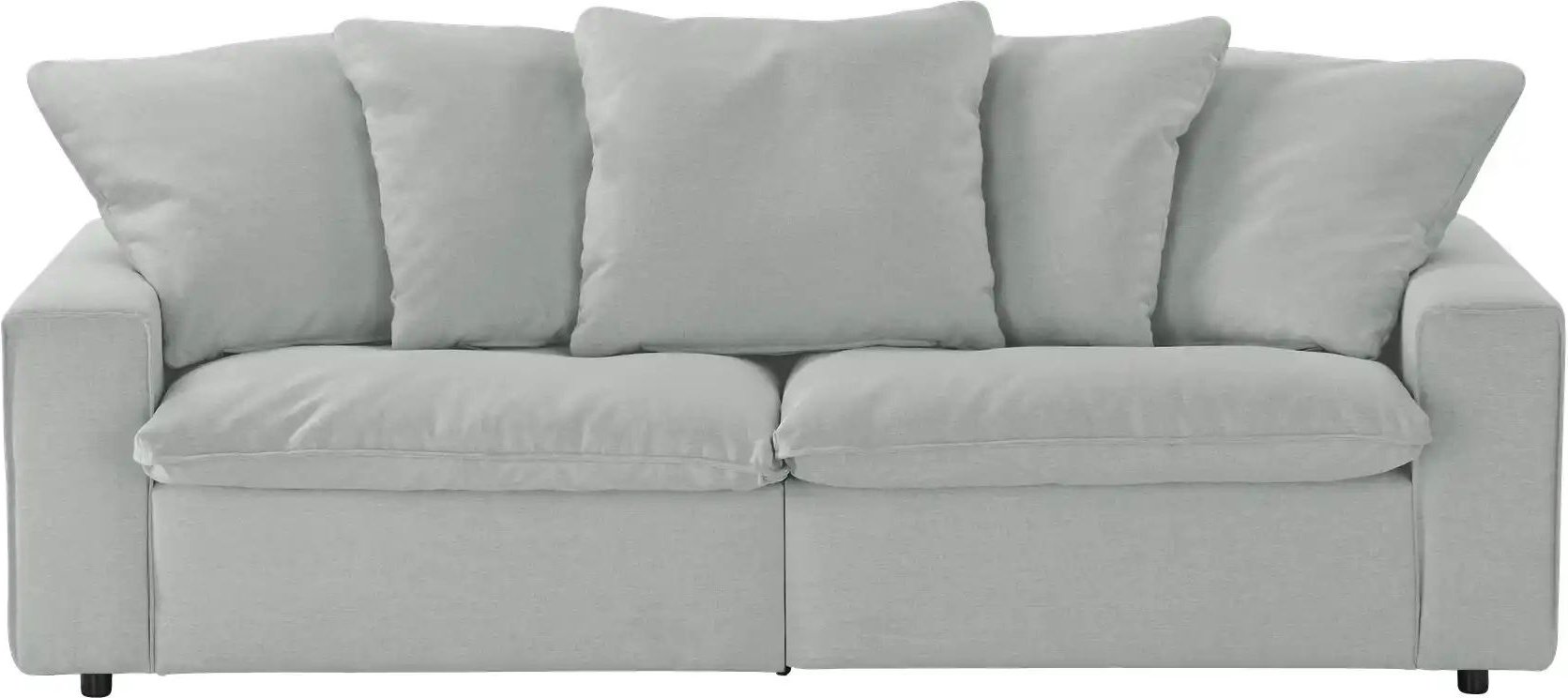SOHO Big Sofa Kini ¦ grau ¦ Maße (cm): B: 214 H: 85 T: 107.0 Polstermöbel > Sofas > 2-Sitzer - Höffner
