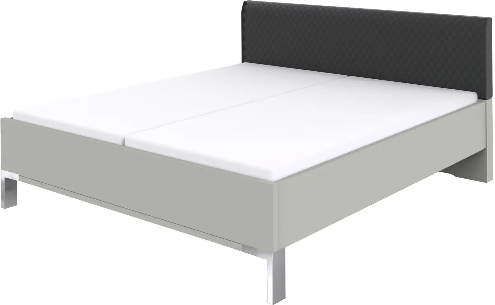 Bettgestell Montreal ¦ grau ¦ Maße (cm): B: 189 H: 97 Betten > Bettgestelle - Höffner