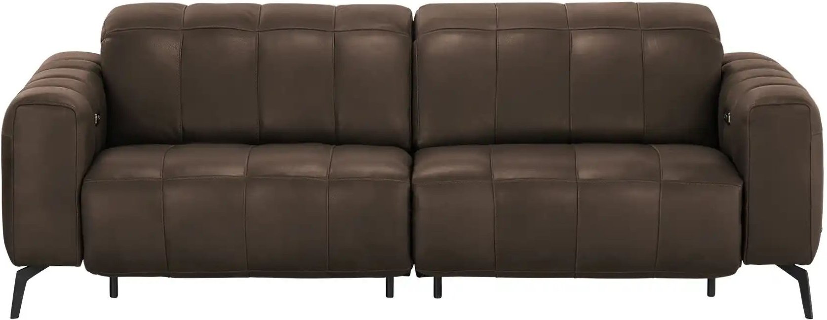 Natuzzi Editions Ledersofa mit Kopfteilverstellung Portento ¦ braun ¦ Maße (cm): B: 232 H: 78 T: 109.0 Polstermöbel > So...