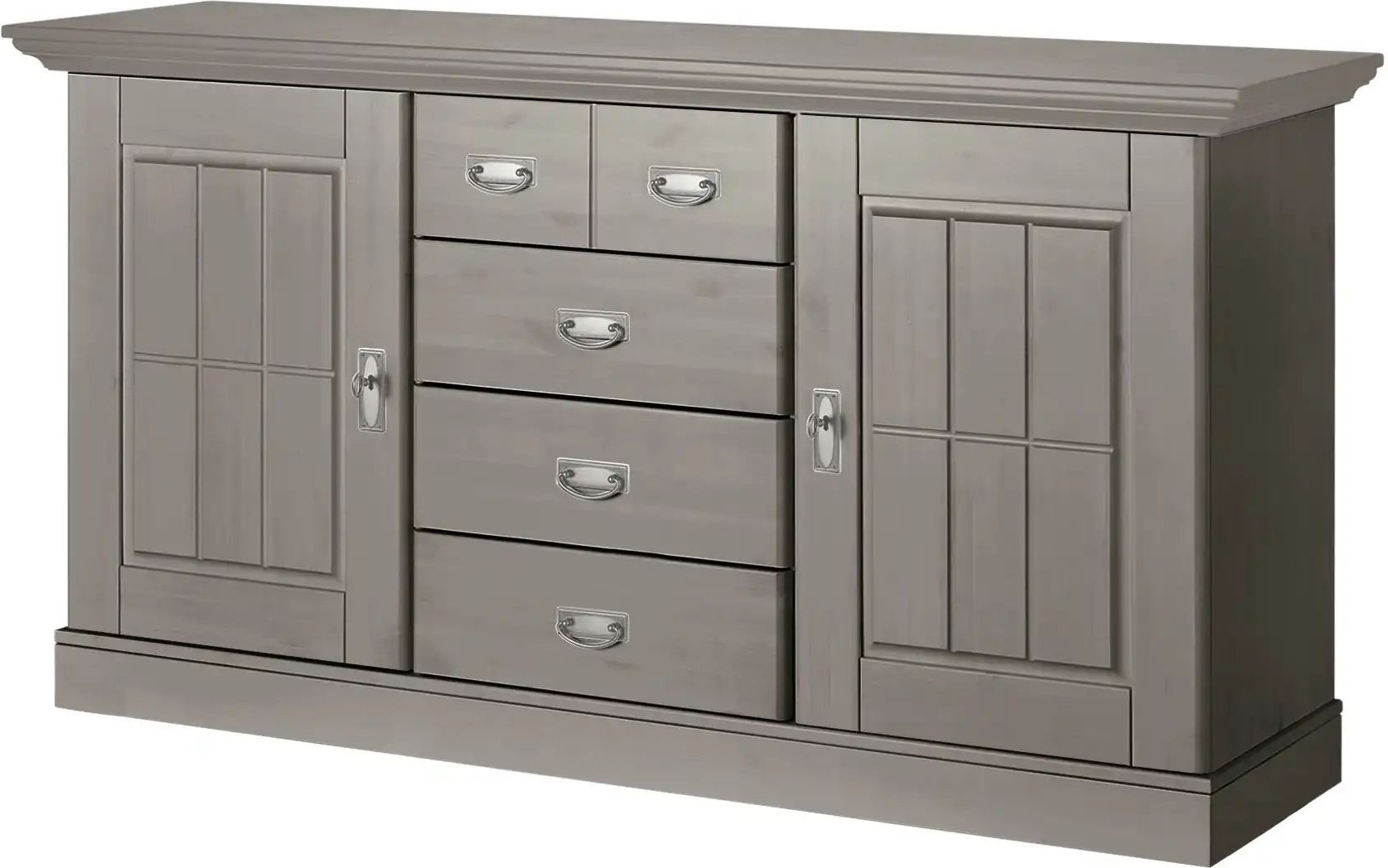 maison bleue Sideboard Florian ¦ grau ¦ Maße (cm): B: 171,3 H: 90,1 T: 48.0 Schränke > Buffets - Höffner