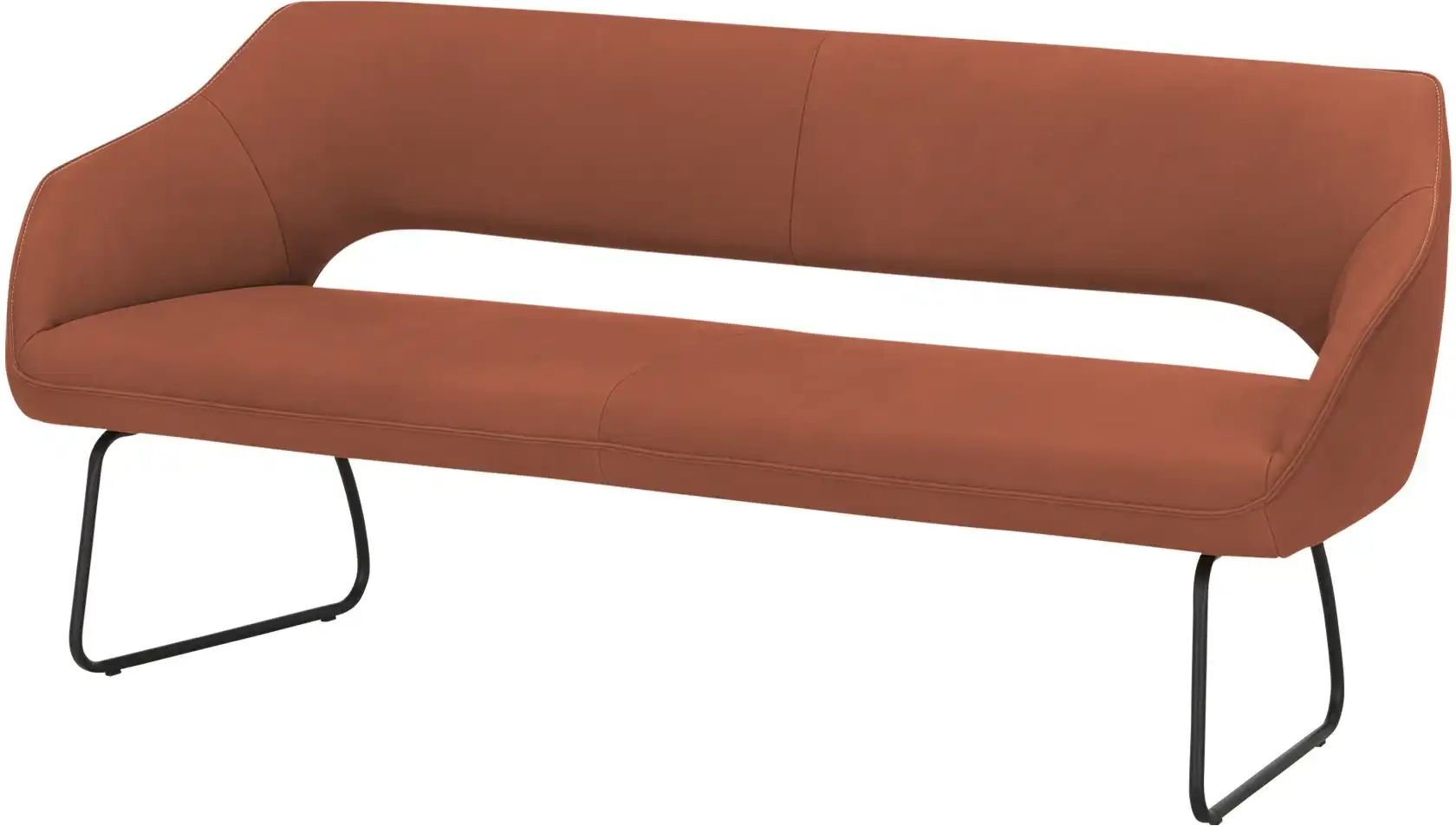 KOINOR Polsterbank Brendo ¦ rot ¦ Maße (cm): B: 205 H: 89 T: 67.0 Bänke > Einzelbänke - Höffner