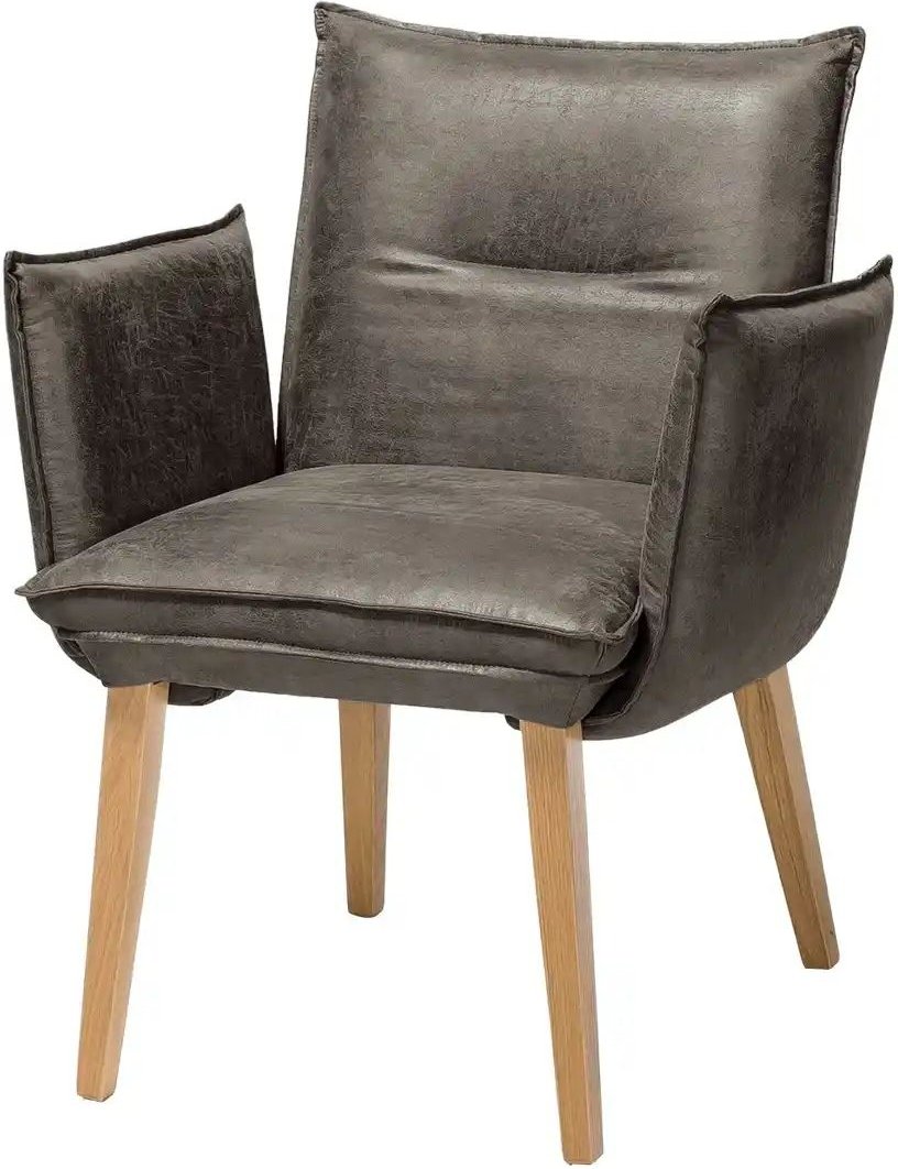 Woodford Esszimmerstuhl Sunna ¦ grau ¦ Maße (cm): B: 73 H: 87 T: 65.0 Stühle > Esszimmerstühle > Esszimmerstühle mit Ar...