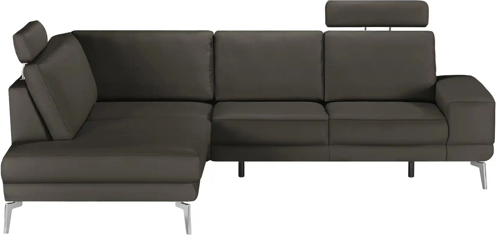 meinSofa Ecksofa aus Leder Dana ¦ braun ¦ Maße (cm): B: 269 H: 86 T: 222.0 Polstermöbel > Sofas > Ecksofas - Höffner