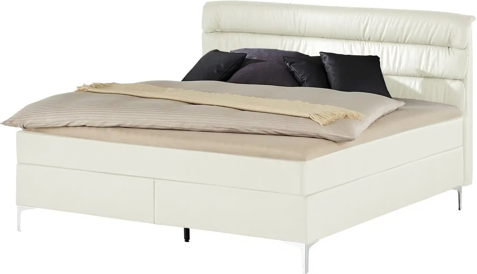 Boxspringbett Lina ¦ weiß ¦ Maße (cm): B: 168 H: 122 Betten > Boxspringbetten - Höffner