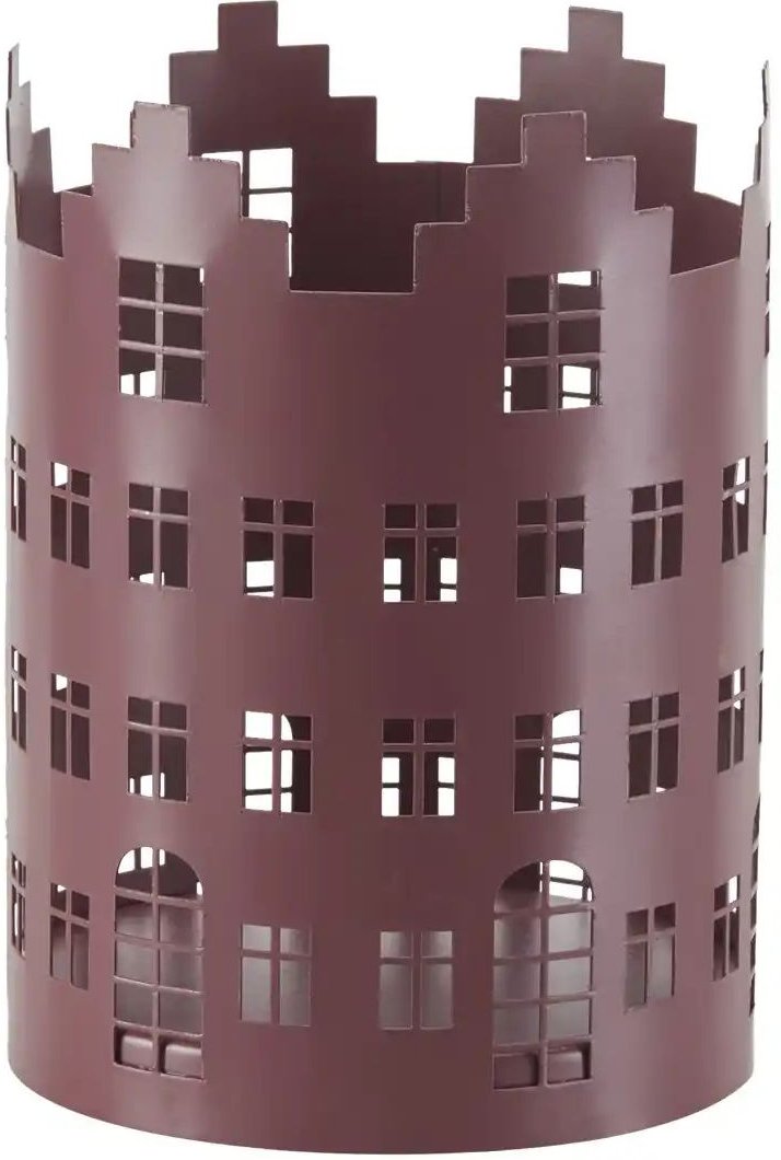 HOME STORY Windlicht ¦ lila/violett ¦ Eisen ¦ Maße (cm): H: 13 Ø: 9.6 Accessoires > Kerzen & Kerzenständer - Höffner