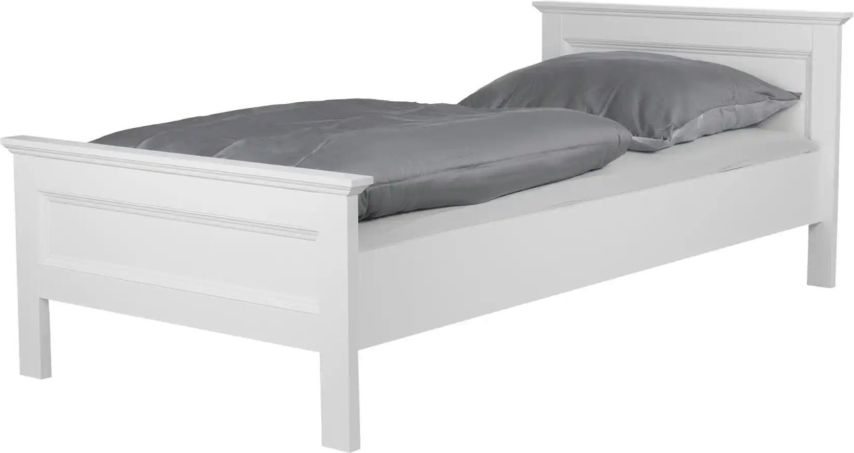 Bettgestell Laurito ¦ weiß ¦ Maße (cm): B: 97 H: 80 T: 209.0 Betten > Bettgestelle - Höffner