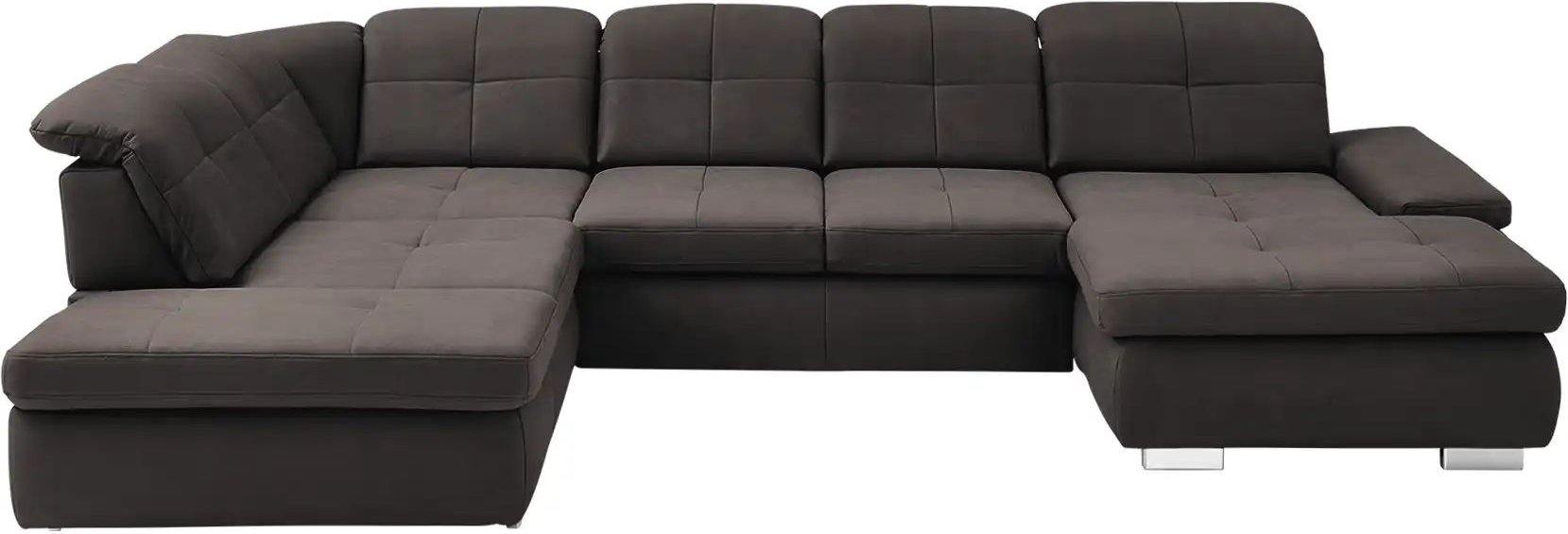 Lounge Collection Wohnlandschaft aus Mikrofaser Affair ¦ braun ¦ Maße (cm): B: 371 H: 100 T: 260.0 Polstermöbel > Sofas ...