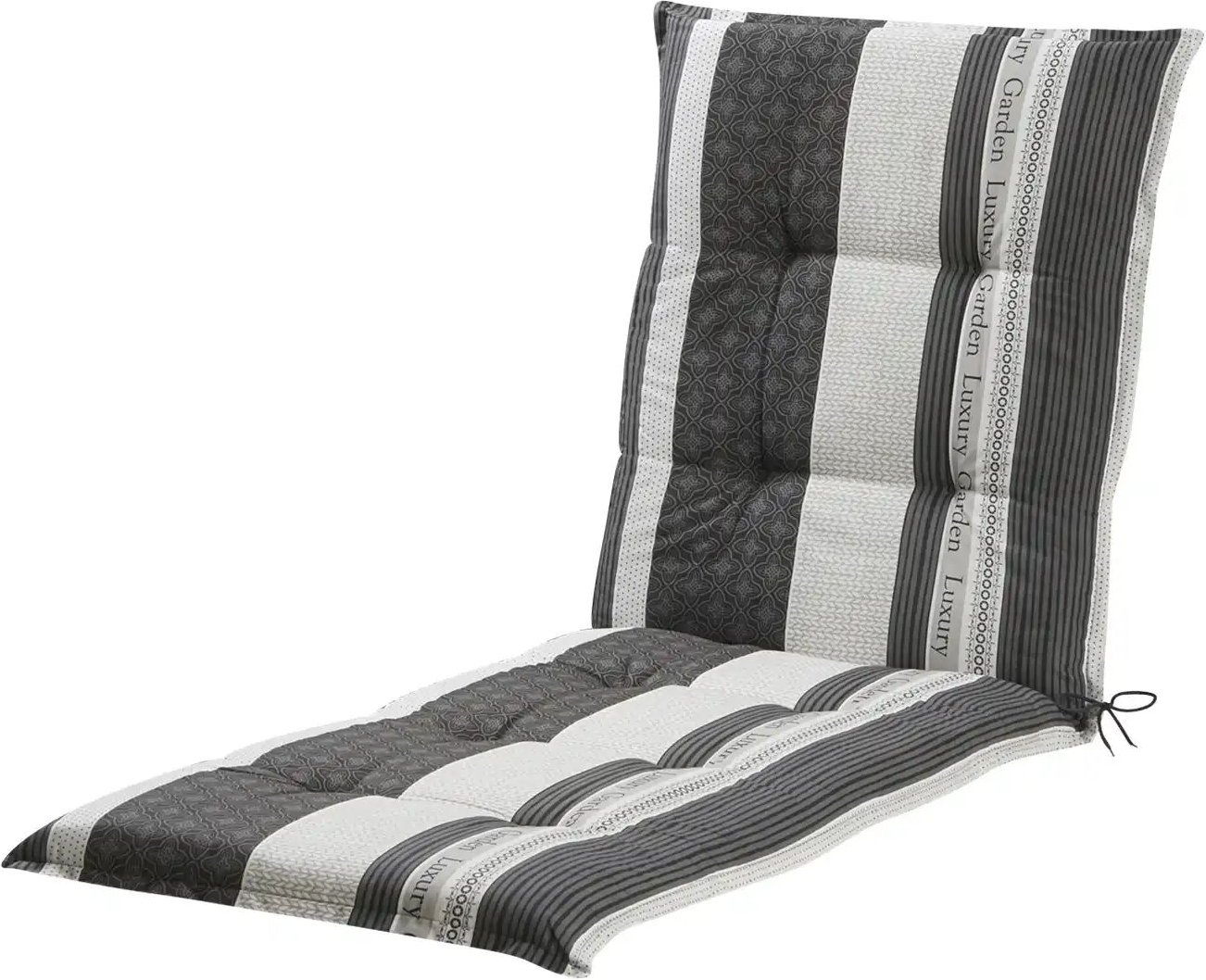 GO-DE Auflage Luxury ¦ grau ¦ Maße (cm): B: 60 H: 7 Garten > Auflagen & Kissen > Gartenliegen-Auflagen - Höffner