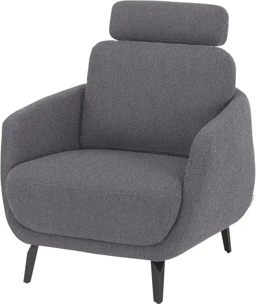 Jette Home Sessel aus Bouclé Jette About ¦ grau Polstermöbel > Sessel > Cocktailsessel - Höffner