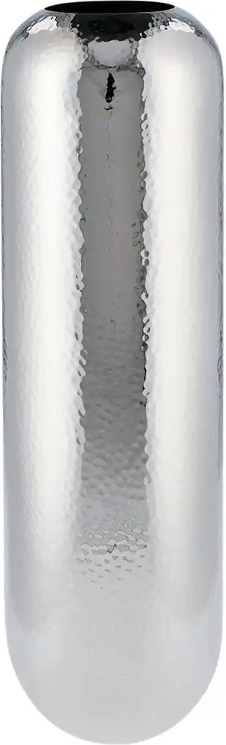 Vase ¦ silber ¦ Stahl ¦ Maße (cm): H: 60 Ø: 20 Accessoires > Vasen - Höffner
