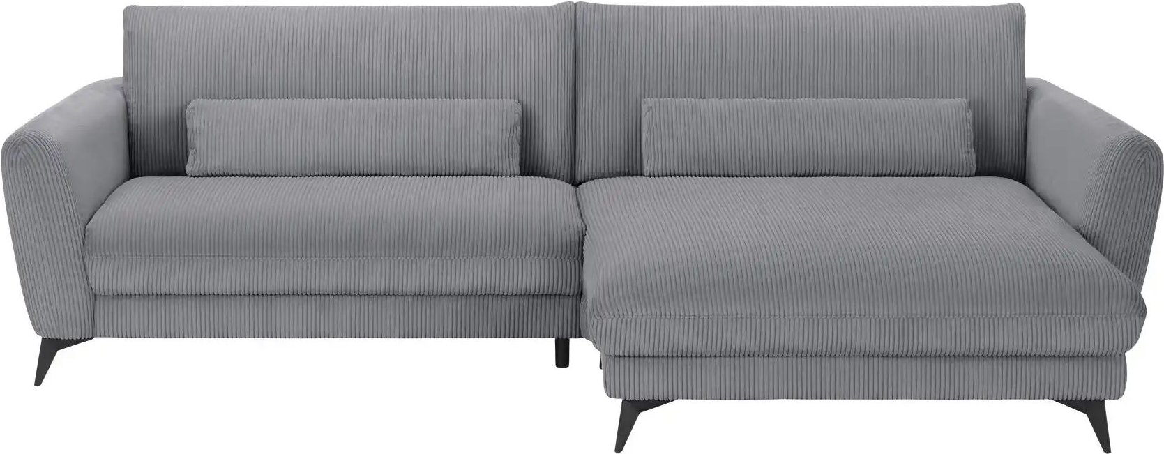 Thumbnail - Ecksofa Cordstoff Amina ¦ grau ¦ Maße (cm): B: 288 H: 81 T: 194.0 Polstermöbel > Sofas > Ecksofas - Höffner