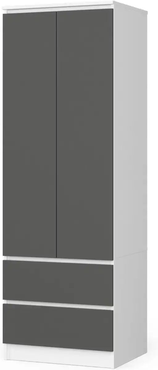 Drehtürenschrank mit 2 Schubladen Sina ¦ mehrfarbig ¦ Maße (cm): B: 60 H: 180 Schränke > Kleiderschränke > Drehtürenschr...