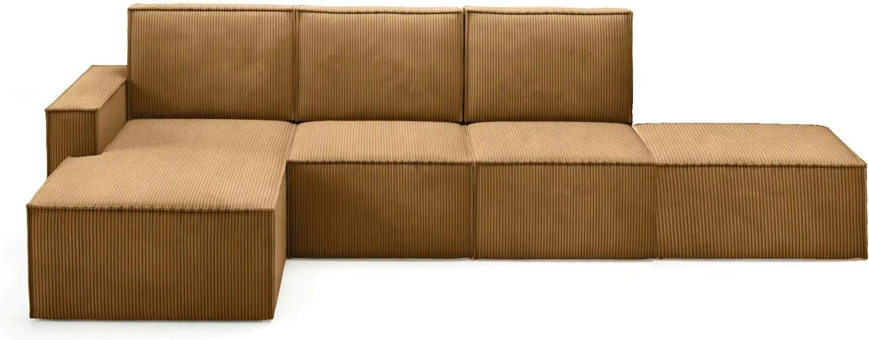 Ecksofa mit Pouf Orto ¦ gelb ¦ Maße (cm): B: 329 H: 93 Polstermöbel > Sofas > Ecksofas - Höffner