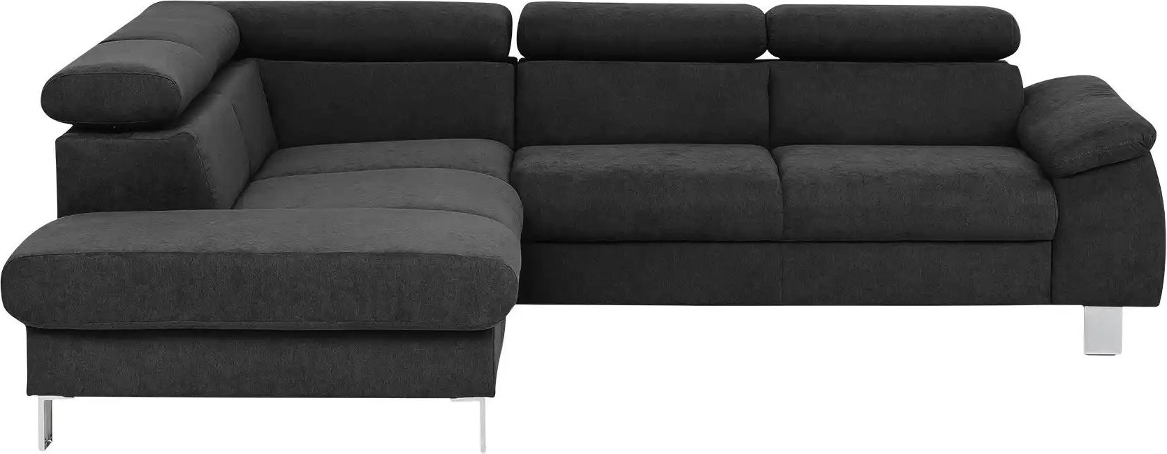 uno Ecksofa  Micky ¦ schwarz ¦ Maße (cm): B: 207 H: 72 T: 249.0 Polstermöbel > Sofas > Ecksofas - Höffner