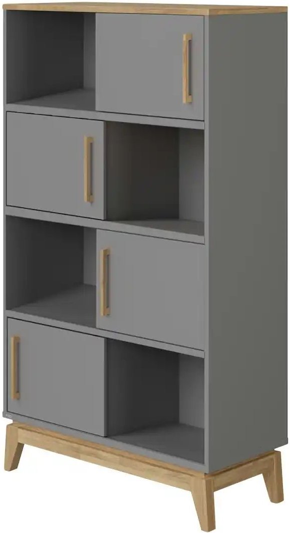 PAIDI Highboard Sten ¦ grau ¦ Maße (cm): B: 94,8 H: 161 T: 39.6 Kommoden & Sideboards > Highboards - Höffner