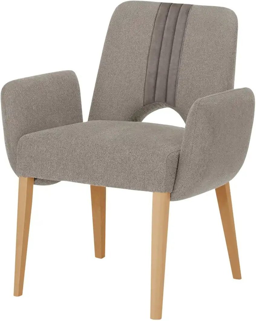 Gray & Jones Esszimmerstuhl mit Bezugskombi Ansgar ¦ braun ¦ Maße (cm): B: 73 H: 86 T: 57.0 Stühle > Esszimmerstühle > E...