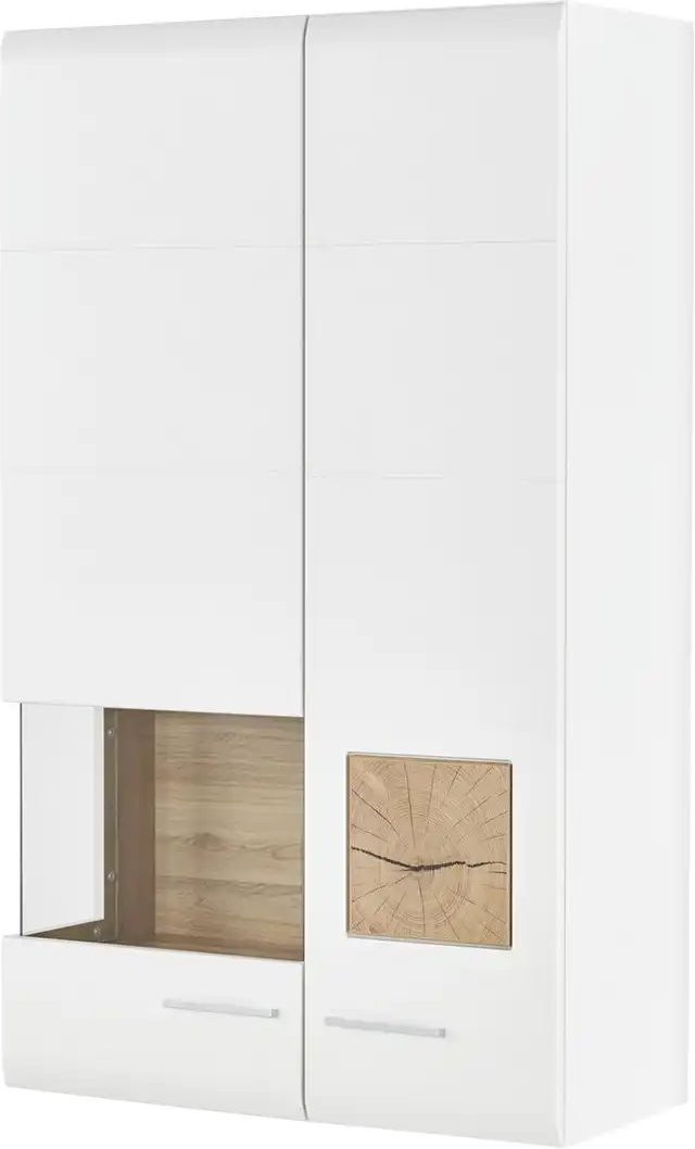 Hängevitrine Cortina ¦ weiß ¦ Maße (cm): B: 80 H: 136 T: 37.0 Schränke > Hängeschränke - Höffner