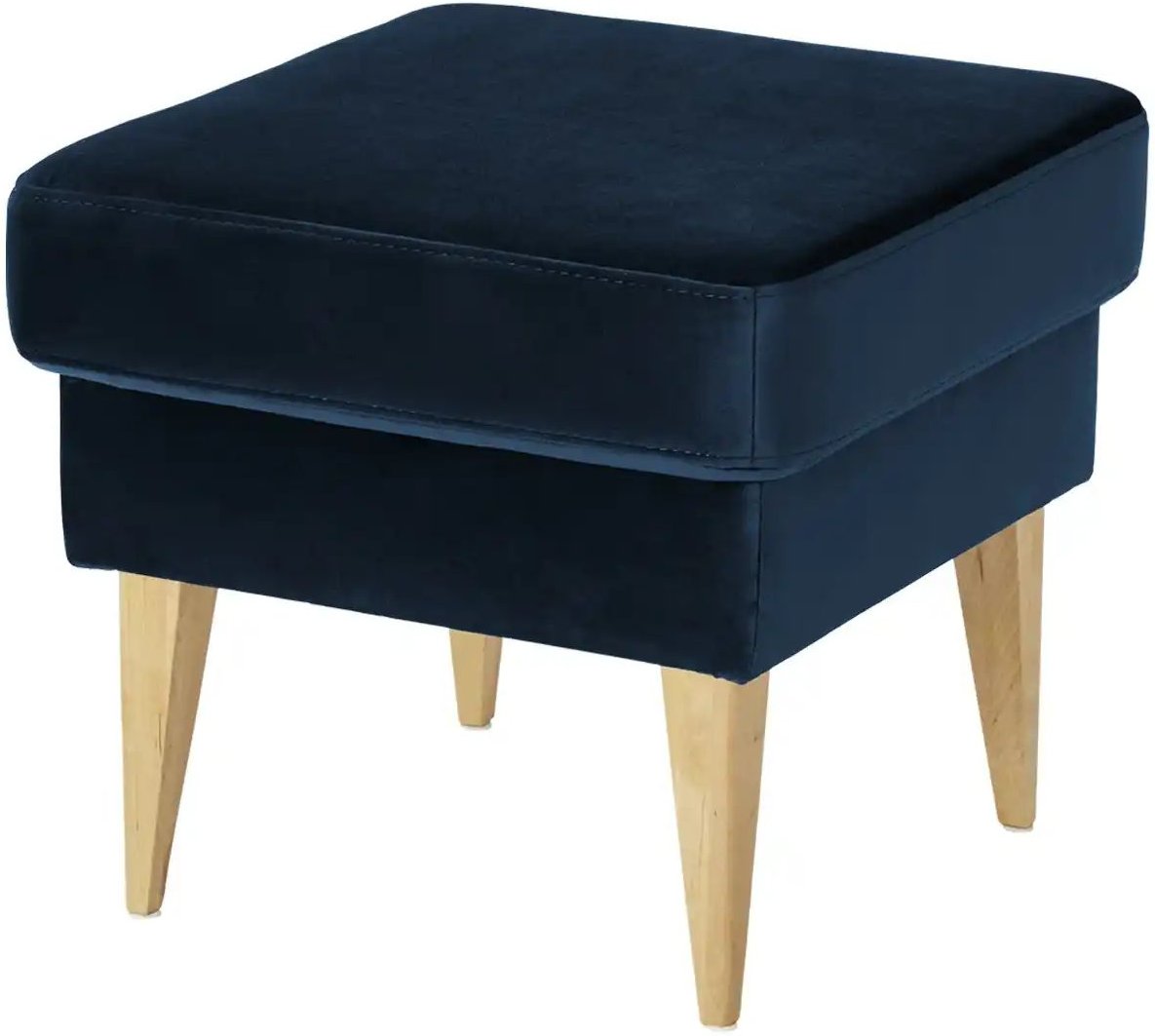 switch Hocker aus Samt Taco ¦ blau ¦ Maße (cm): B: 49 H: 45 T: 49.0 Polstermöbel > Hocker - Höffner