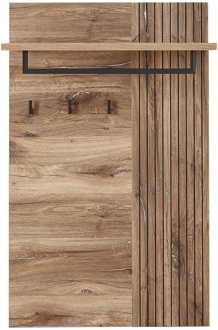 uno Paneel Elina ¦ holzfarben ¦ Maße (cm): B: 82 H: 134 T: 30.0 Garderoben & Kleiderstangen > Hakenleisten - Höffner