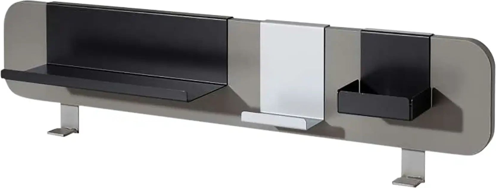 PAIDI Funktionsboard zum Schreibtisch Zubehör Schoolworld ¦ grau ¦ Aluminium ¦ Maße (cm): B: 81 H: 16 T: 2.2 Accessoire...