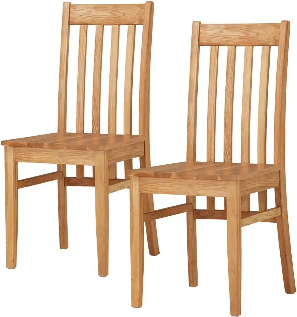 Stuhlpaar (2er-Set) Stuart ¦ holzfarben ¦ Maße (cm): B: 43 H: 100 T: 51.5 Stühle > Holzstühle - Höffner