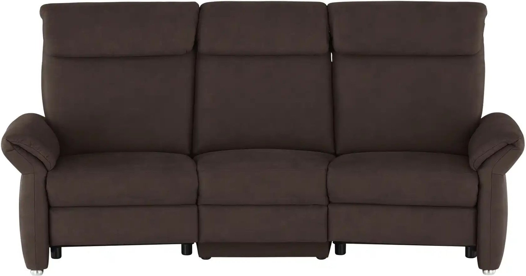 Thumbnail - Wohnwert Trapezsofa mit USB Anschluss Melina ¦ braun ¦ Maße (cm): B: 226 H: 107 T: 176.0 Polstermöbel > Sofas > 3-Sitzer...