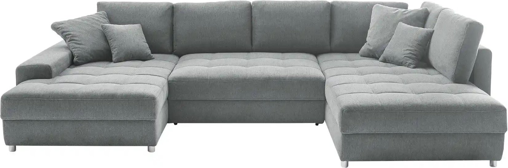 bobb Wohnlandschaft Arissa de Luxe ¦ grau ¦ Maße (cm): B: 353 H: 84 T: 215.0 Polstermöbel > Sofas > Wohnlandschaften - ...