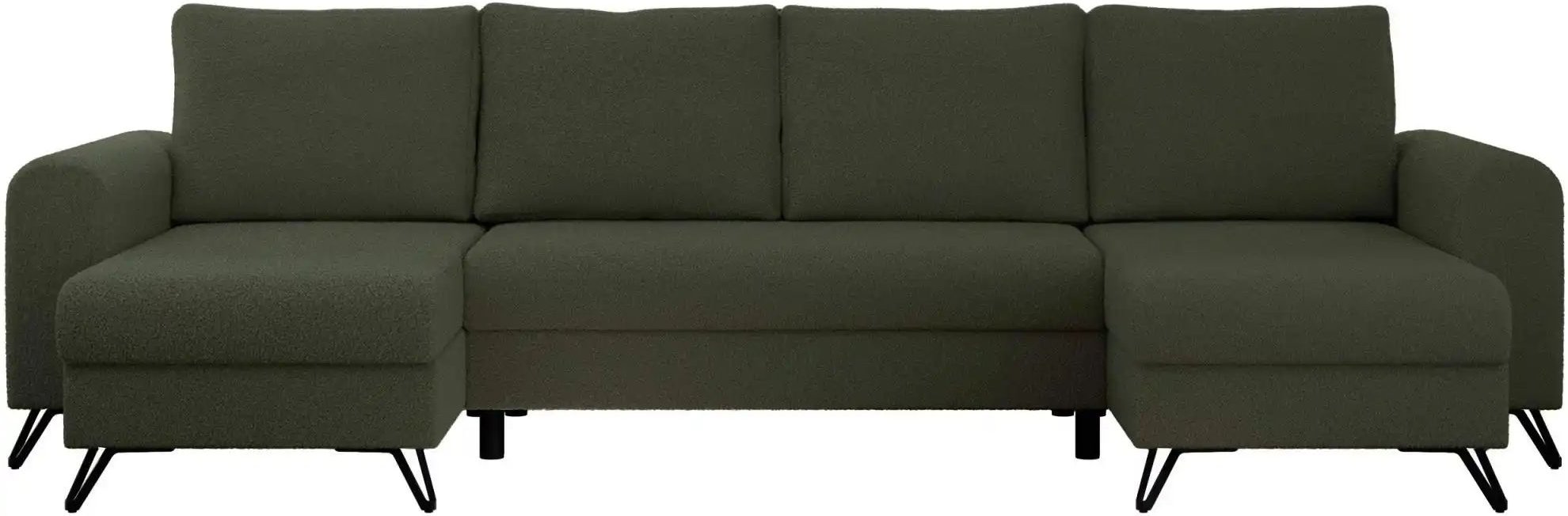Wohnlandschaft Grün ¦ grün ¦ Maße (cm): B: 312 H: 90 Polstermöbel > Sofas > Schlafsofas - Höffner
