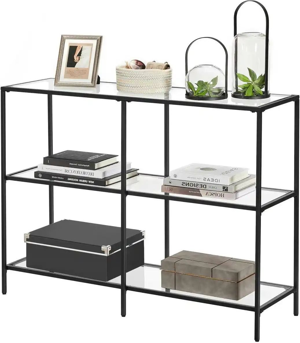 Konsolentisch ¦ schwarz ¦ Maße (cm): B: 30 H: 73 Tische > Konsolentische - Höffner