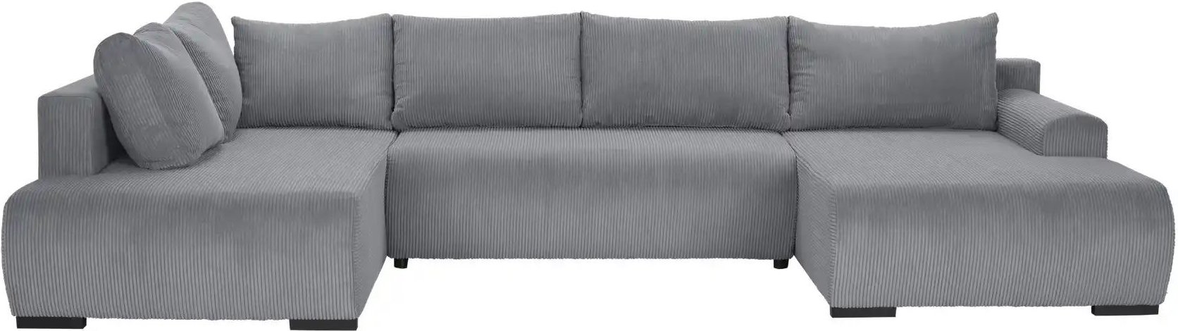 smart Wohnlandschaft Nelly ¦ grau ¦ Maße (cm): B: 345 H: 85 T: 202.0 Polstermöbel > Sofas > Wohnlandschaften - Höffner