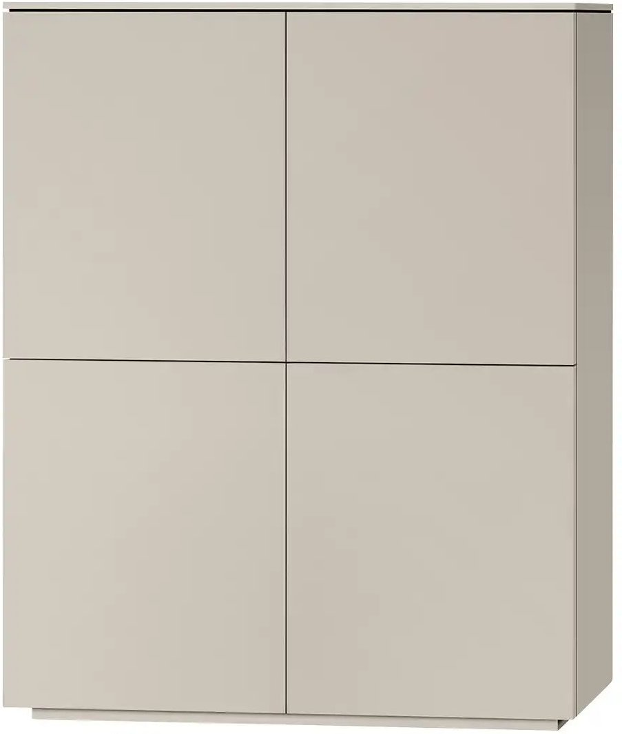 uno Highboard Stuttgart ¦ grau ¦ Maße (cm): B: 120 H: 150 T: 45.0 Kommoden & Sideboards > Highboards - Höffner