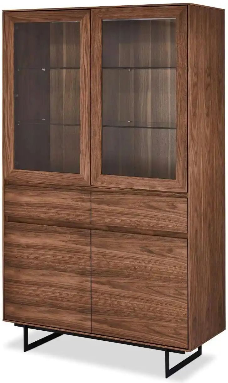 Furnhouse Vitrine ¦ holzfarben ¦ Maße (cm): B: 110 H: 190 Schränke > Vitrinen - Höffner